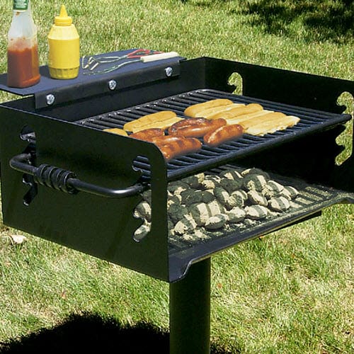 Charcoal Grills: Multilevel Park Grill ( N-24 )